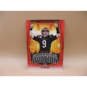 2023 Rookies & Stars Card #SO-10 Standing Ovation Joe Burrow Bengals